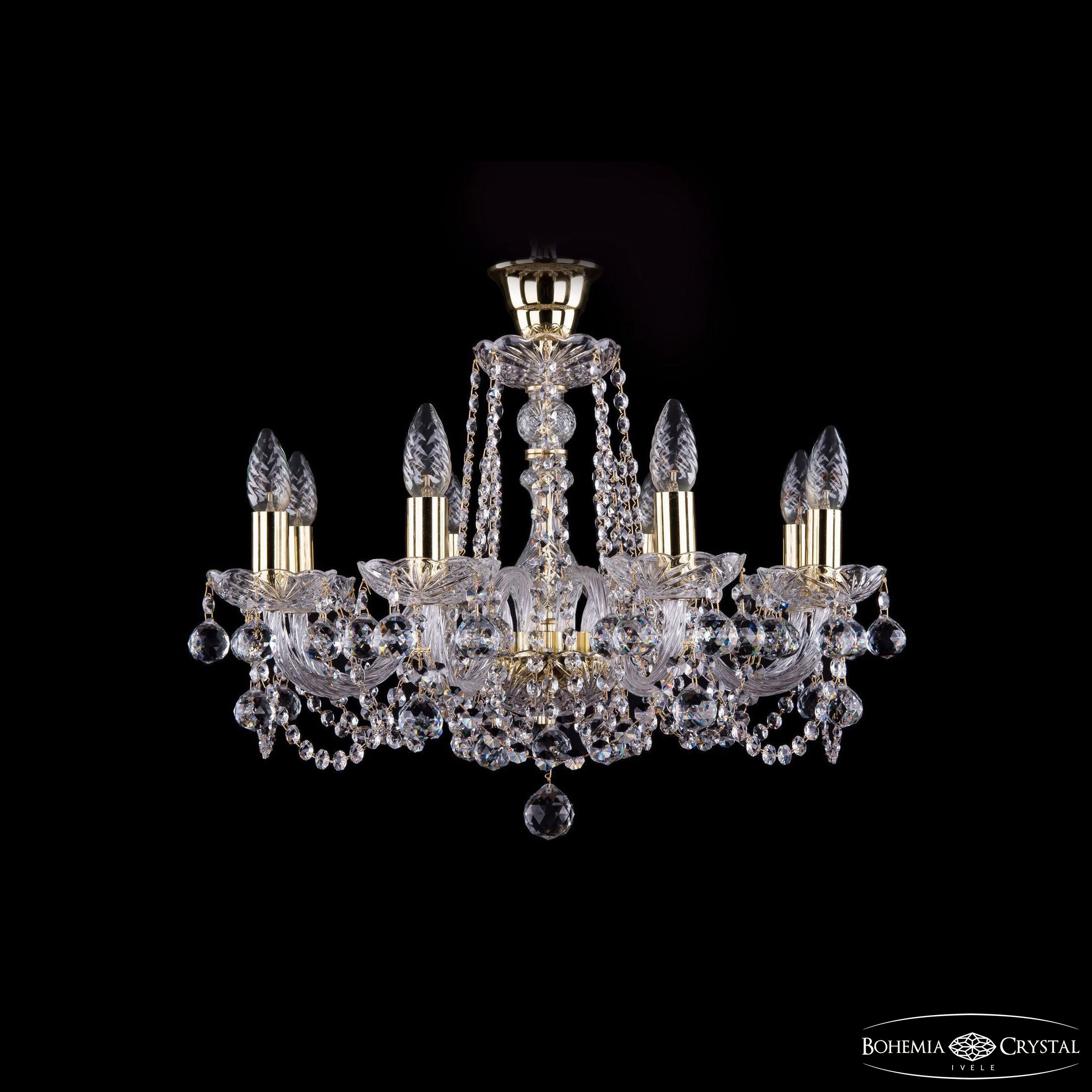 Хрустальная люстра Bohemia Ivele 1402/8/195 G Balls tube, 1402/8/195 G Balls tube
Хрустальная люстра Bohemia Ivele 1402/8/195 G Balls tube, 1402/8/195 G Balls tube