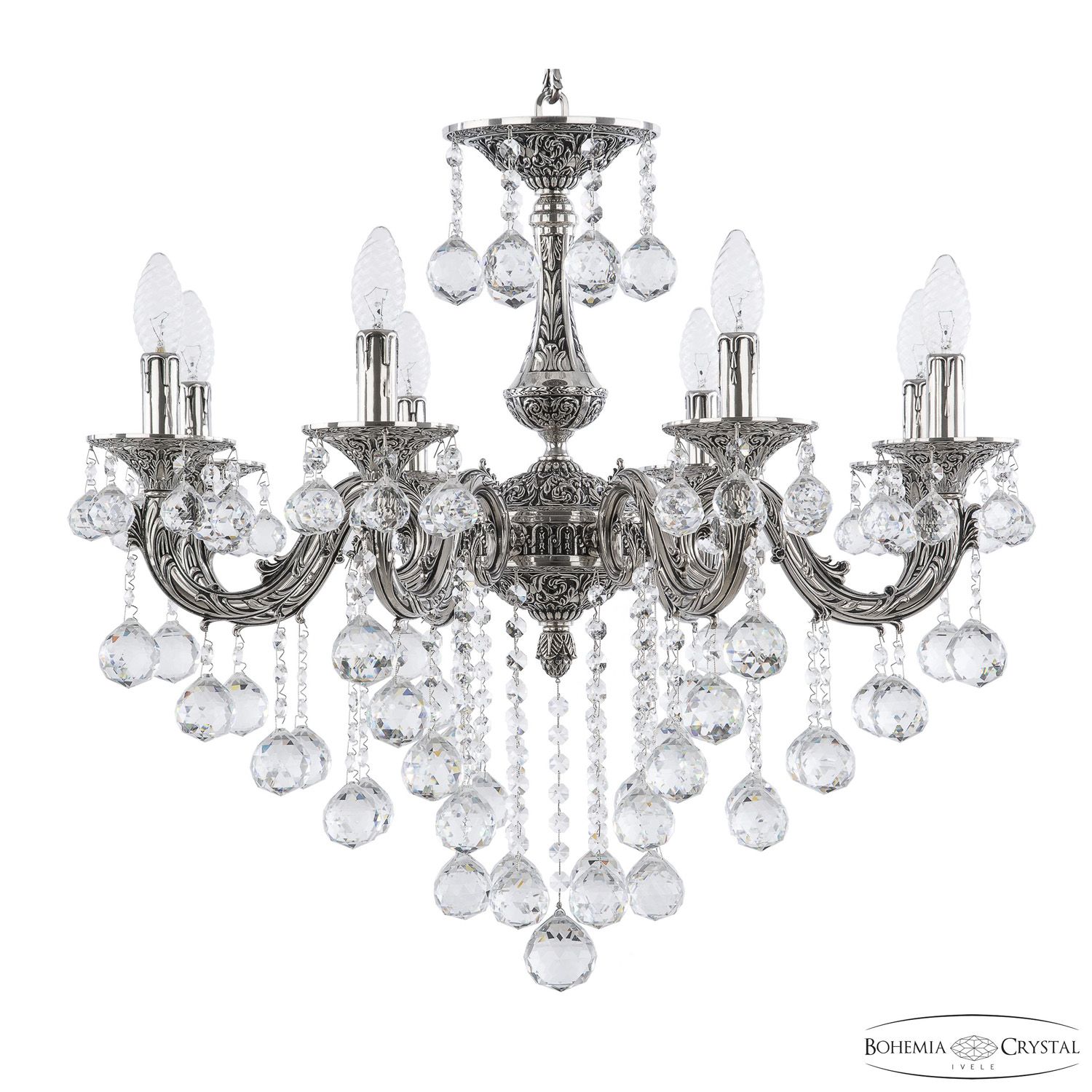 Хрустальная люстра Bohemia Ivele Crystal Florence 71101/8/210 B NB Balls, 71101/8/210 B NB Balls
Хрустальная люстра Bohemia Ivele Crystal Florence 71101/8/210 B NB Balls, 71101/8/210 B NB Balls