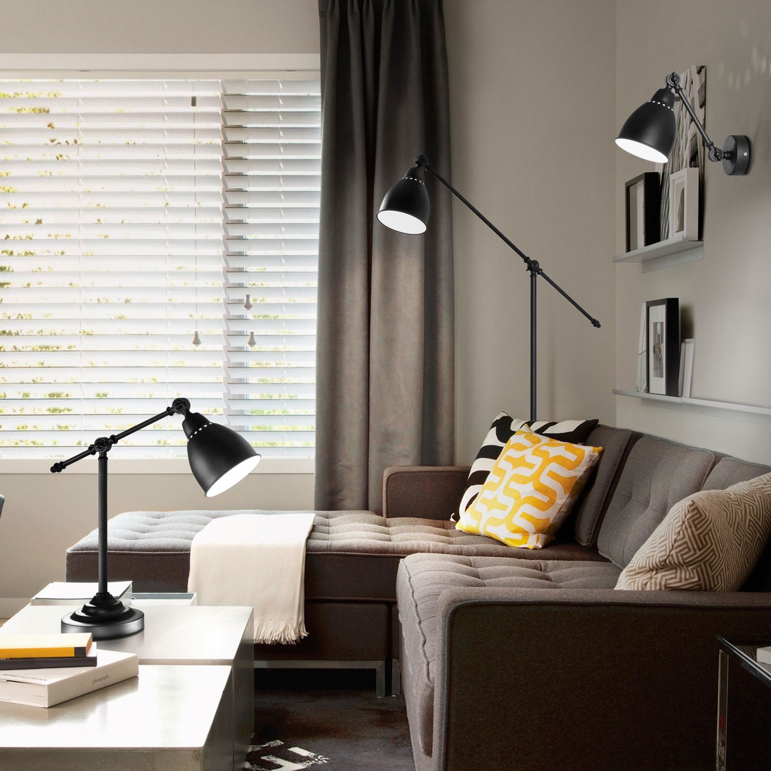 Торшер Ideallux NEWTON PT1 NERO_IL