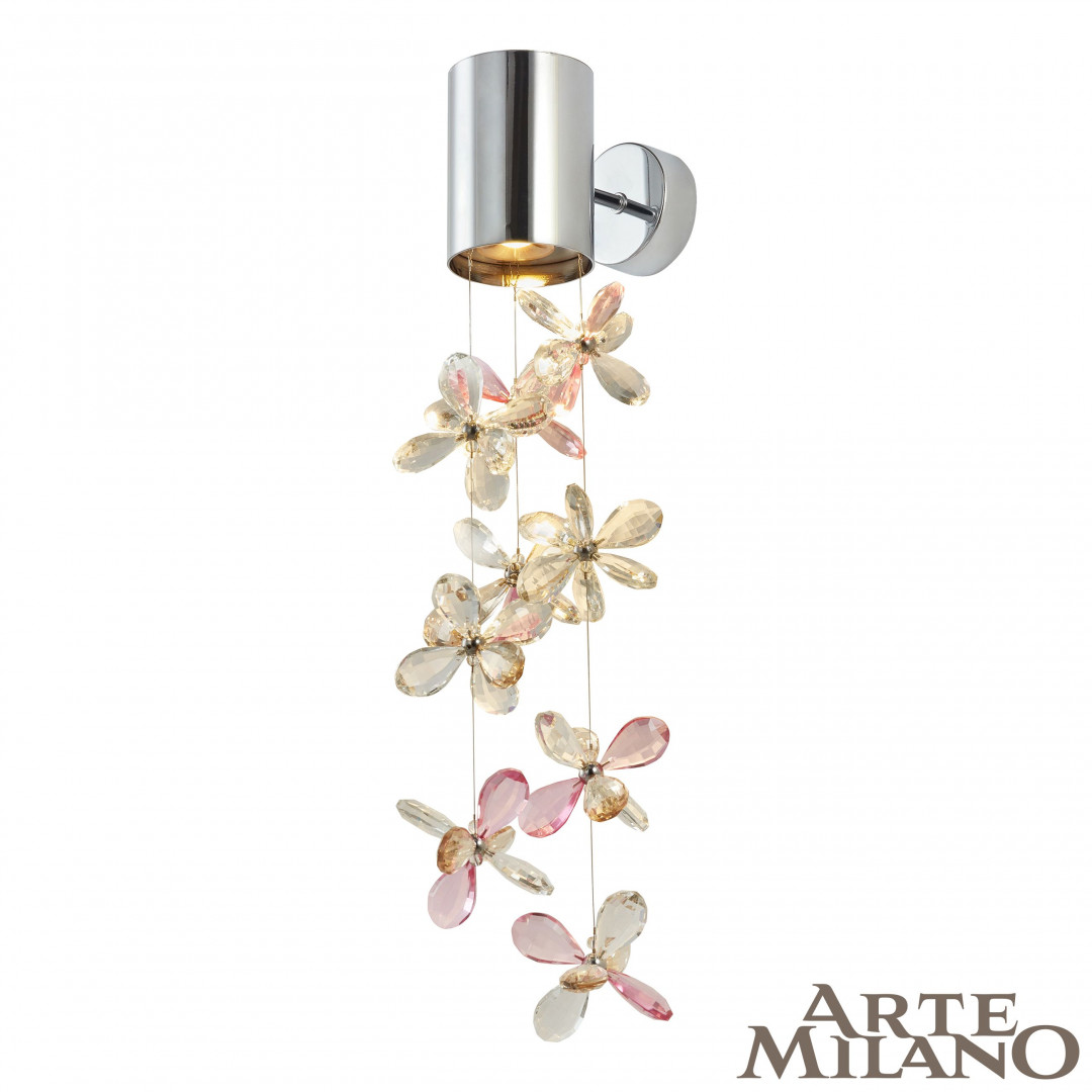 Настенный светильник Arte Milano 11952B.D90.H600.LED Ni