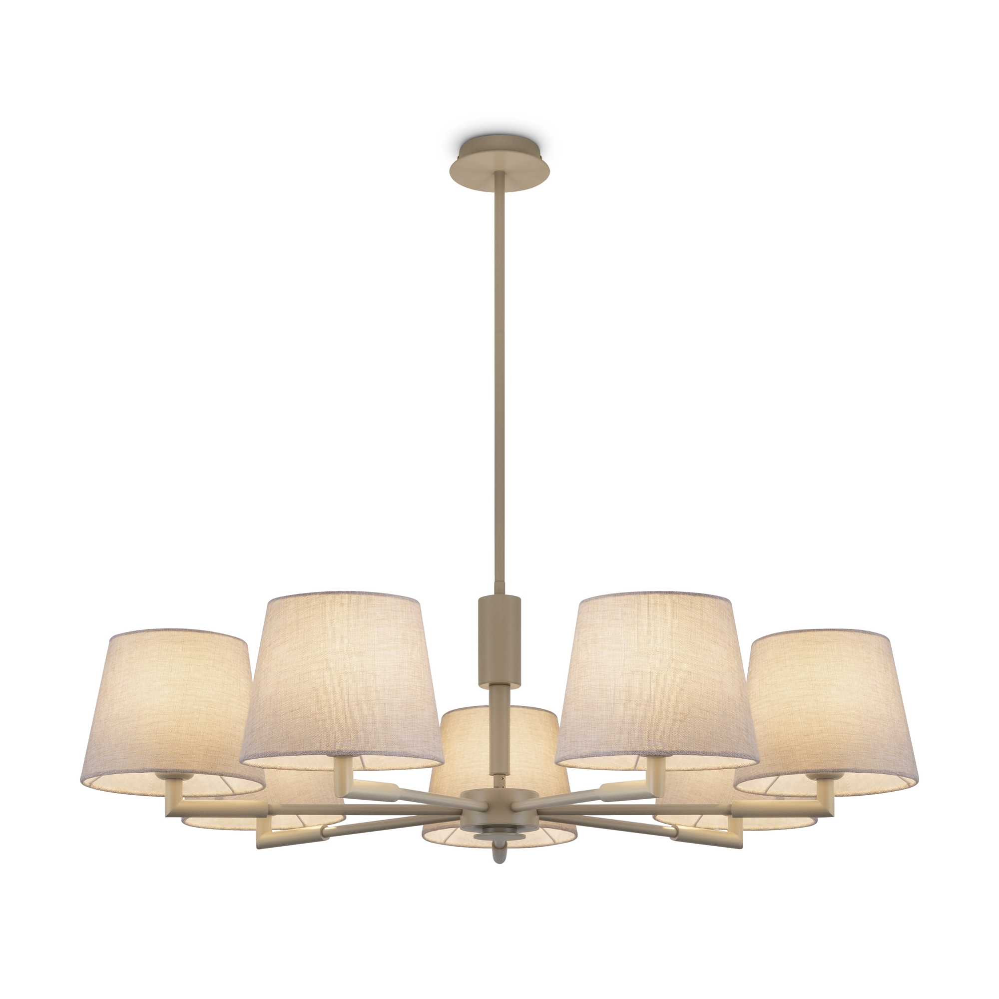 Люстра на штанге Freya Butler FR2057PL-07BG_MY