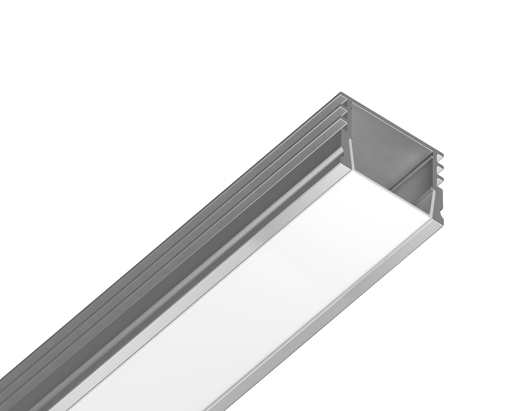 Алюминиевый профиль накладной для ленты до 15мм Ambrella Light ILLUMINATION GP1750AL_AMB