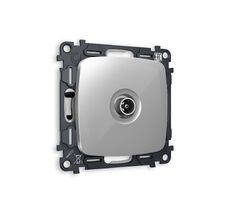 Розетка TV проходная Ambrella Volt OMEGA 5-1000 MHz 4dB QUANT MO413030_AMB