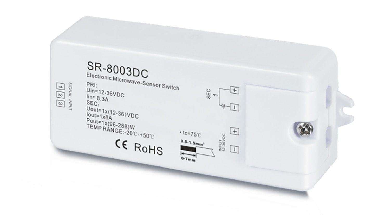 Датчик движения Micro-Wave SR-8003DC 00-00000780_SW