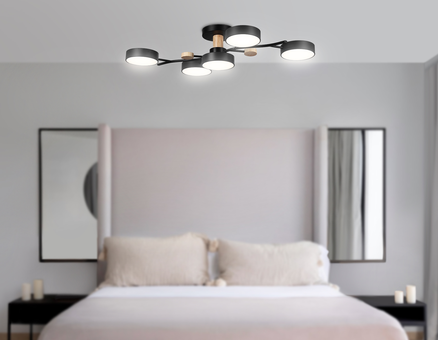 Потолочная люстра с пультом Ambrella Light COMFORT FL4835_AMB