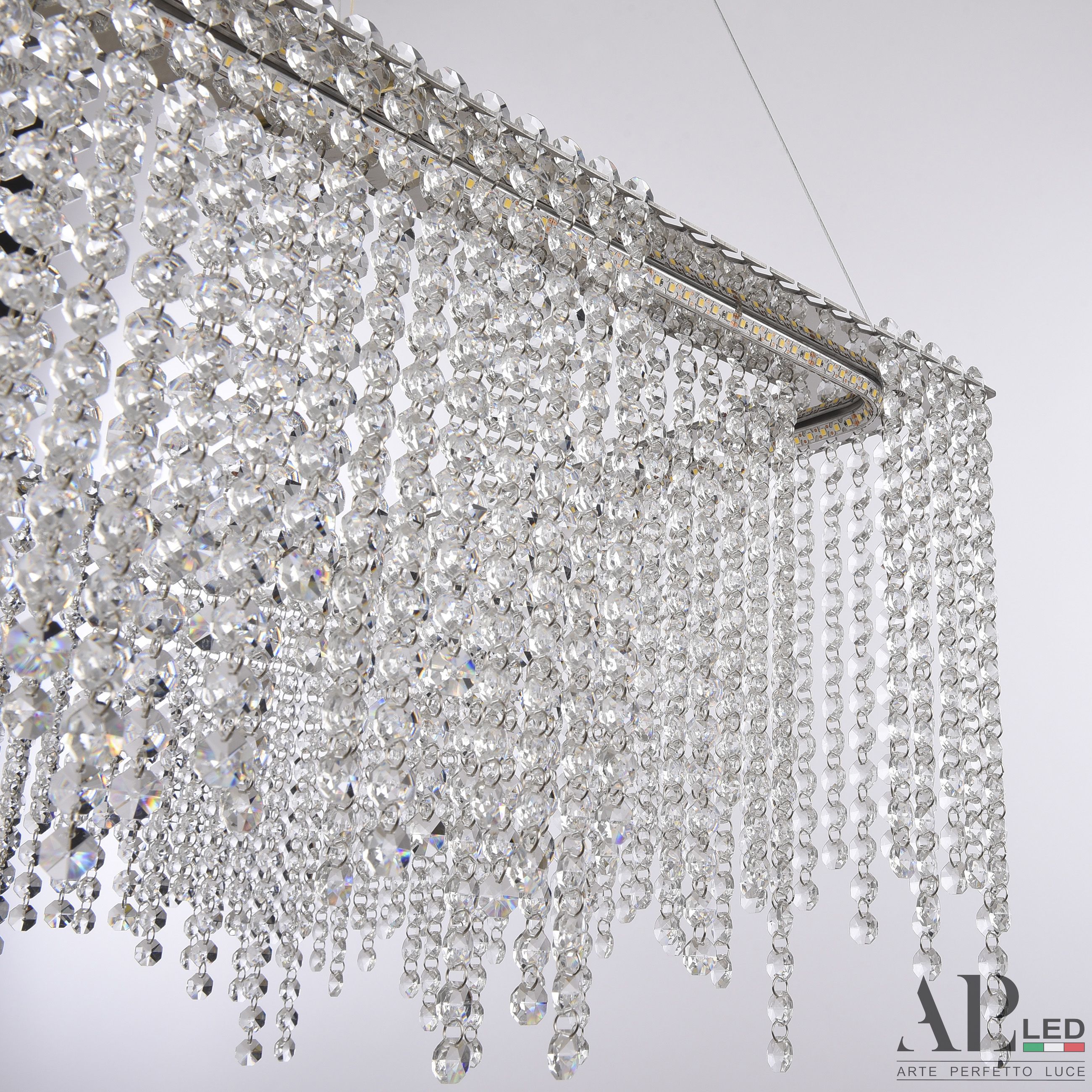 Хрустальная люстра APL LED Sicilia SH04.52.B.Ni.4000_BI