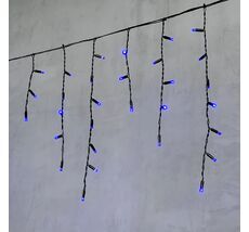 Гирлянда LTC Бахрома с Колпачком 3,1 x 0,5 м Синяя 220В, 120 LED PIL120CAP-11-2B