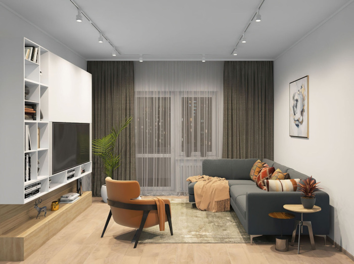 Шинопровод Denkirs DK Track TR1001-WH/1