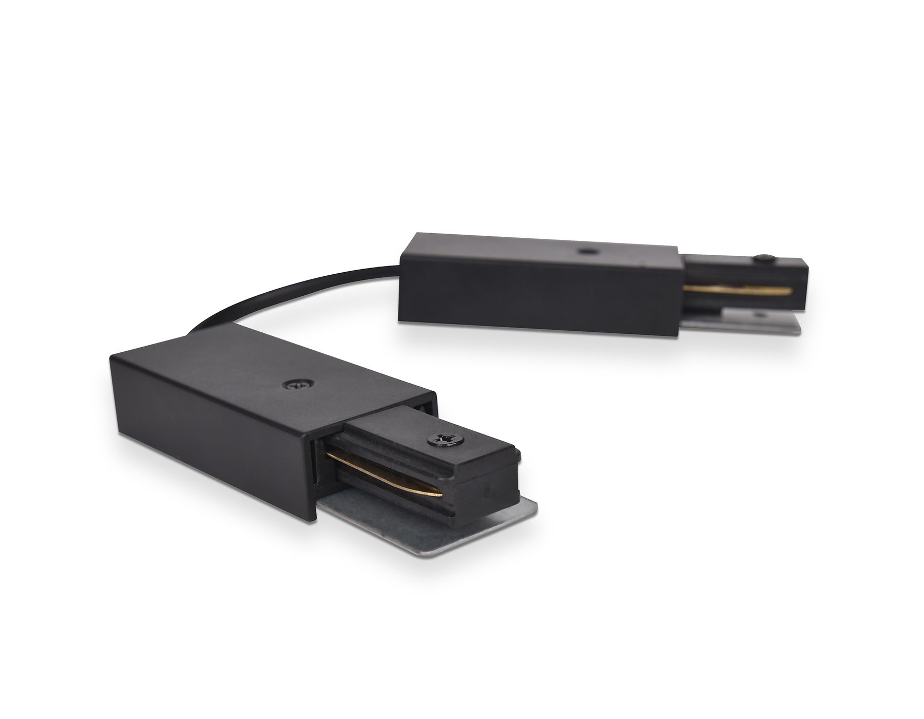 Коннектор гибкий однофазный для соединения трековых шинопроводов GL GL7088_AMB