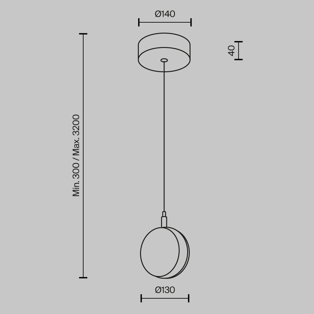 Подвесной светильник Maytoni Mind MOD299PL-L10BS3K_MY