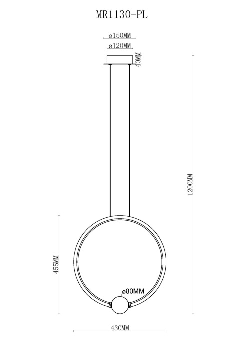 Подвесной светильник MyFar Victory MR1130-PL