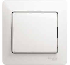 Выключатель встраиваемый одноклавишный (перламутровый) Systeme Electric GSL000612