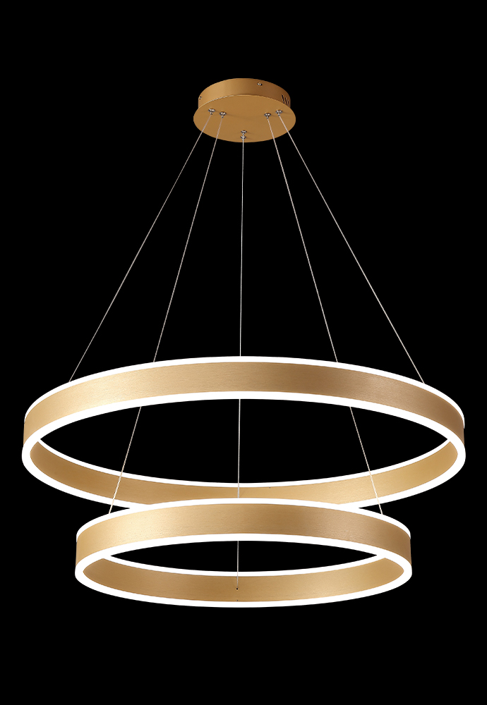 Подвесной светильник Crystallux MUCHOS SP123W LED D600+800 GOLD_CR