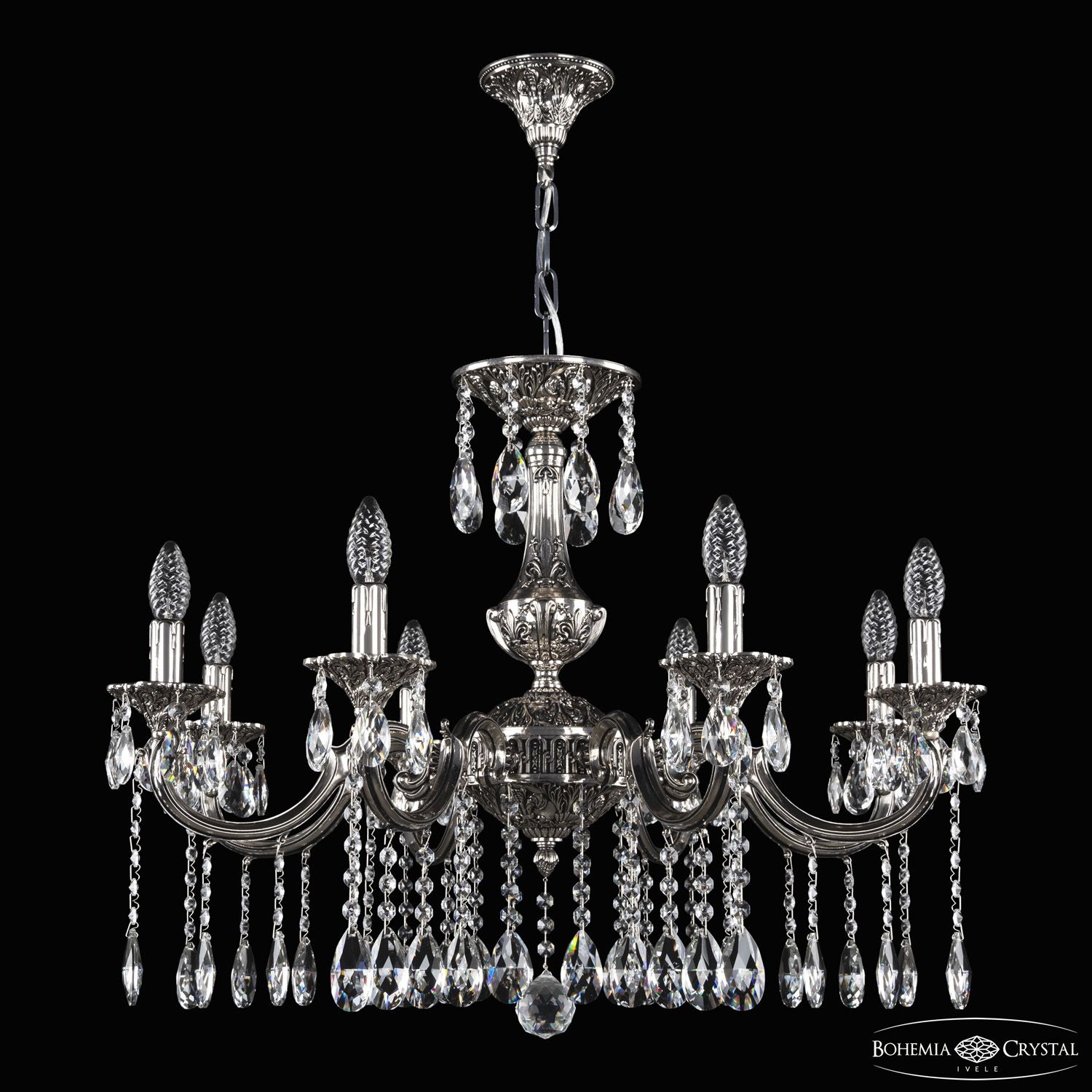 

Хрустальная люстра Bohemia Ivele Crystal AL7801 AL78101/8/250 A NB, AL78101/8/250 A NB