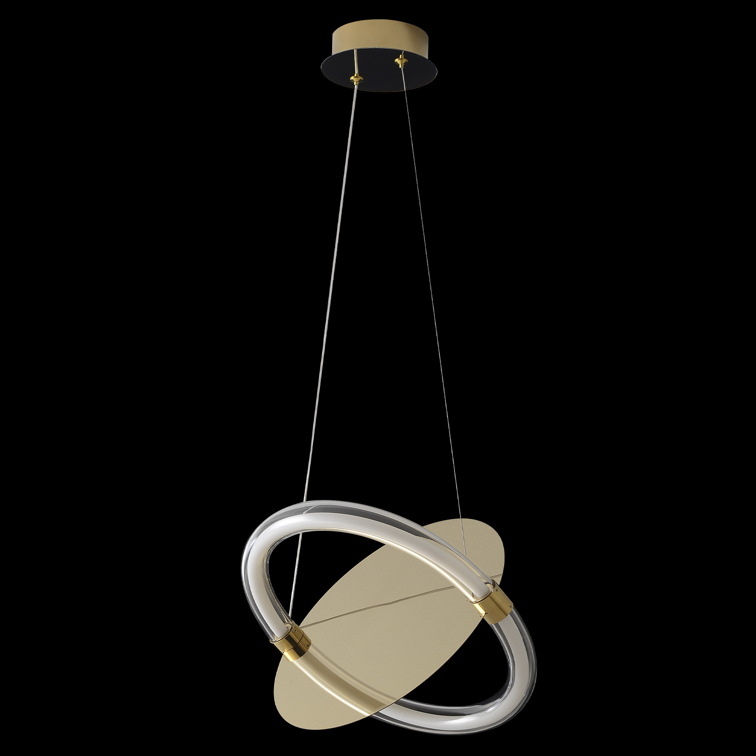 Подвесной светильник Crystal Lux NEBULA SP22W LED GOLD_CR