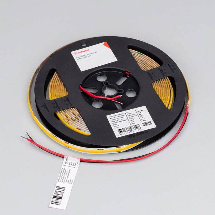 Светодиодная лента Arlight COB-X480-8mm 2400LED 24v 40w золотой 047746_ARL