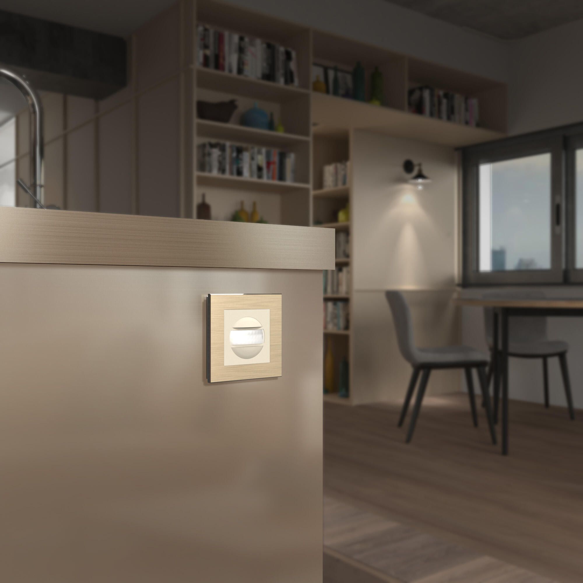 Датчик движения (слоновая кость) Werkel a054897_WR