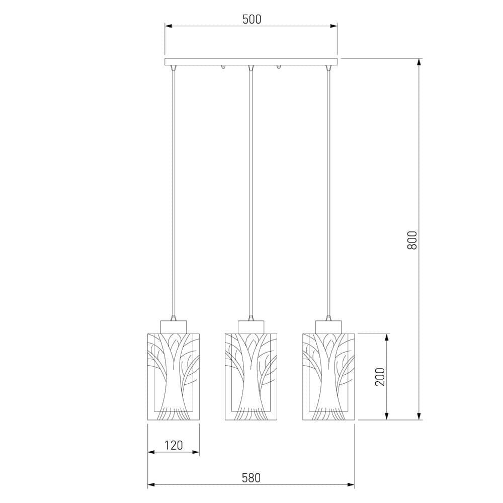 Подвесной светильник Eurosvet Santos 00000073687_EU