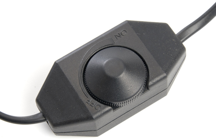 Сетевой шнур с диммером 230V 2м, черный, DM103-200W 23059 Feron 23059_FR