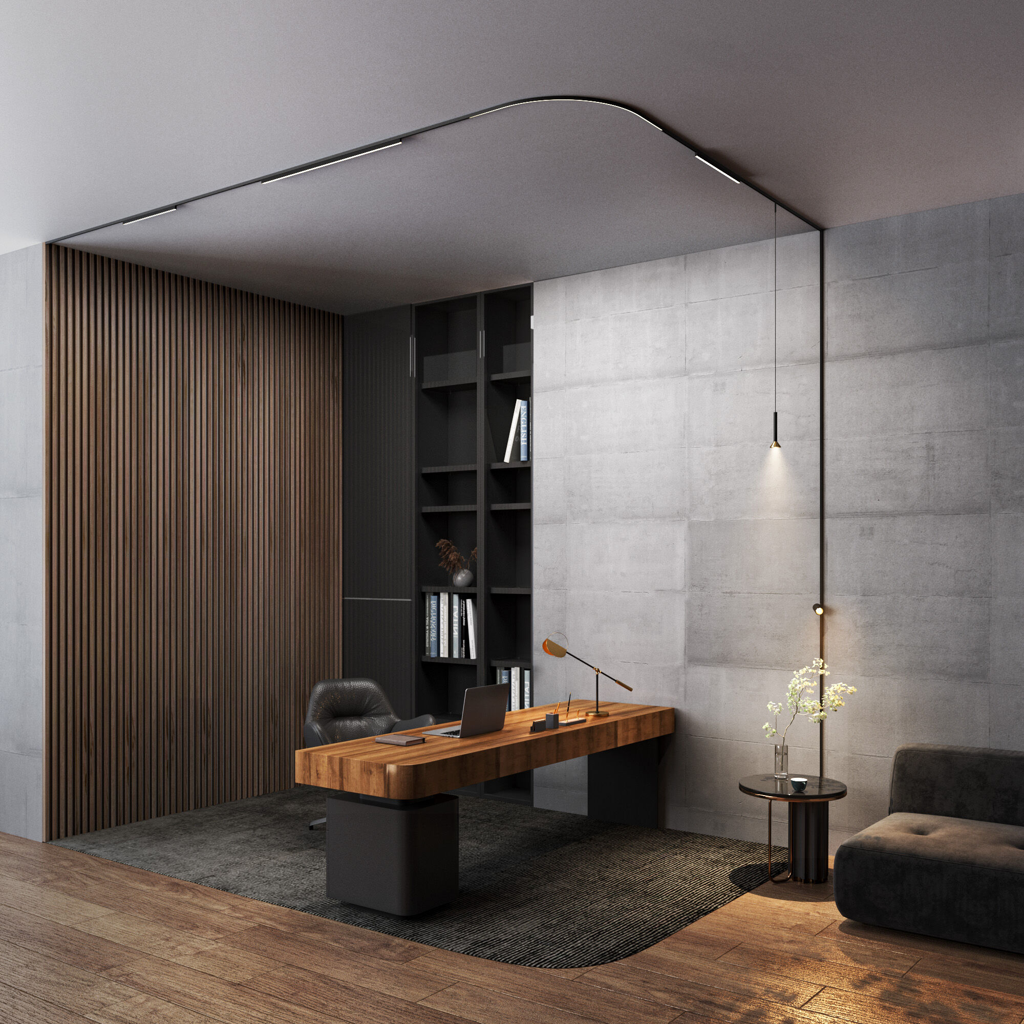 Коннектор угловой внутренний для накладного шинопровода Elektrostandard Mini Magnetic a065640_ES