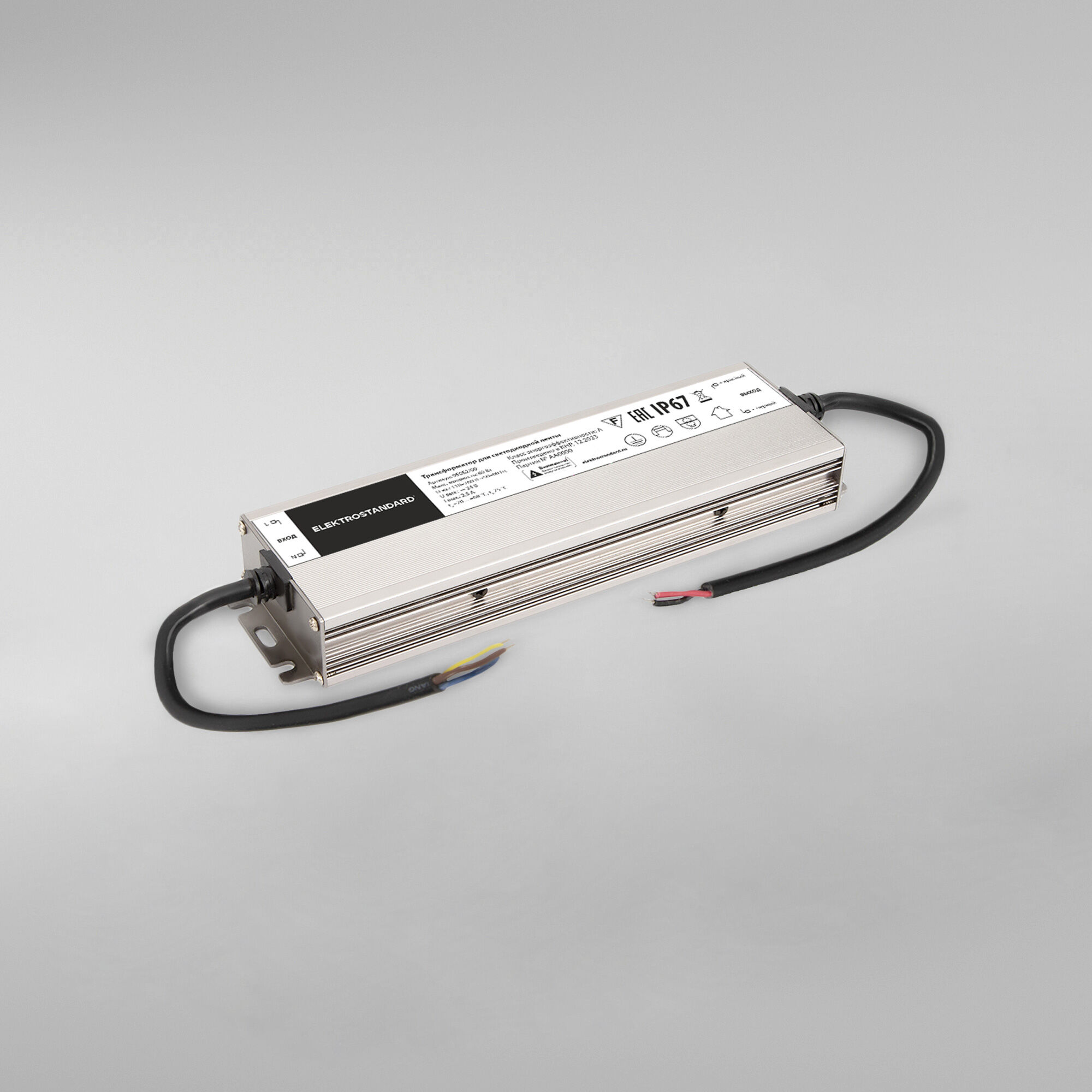Блок питания 60W 24V IP67 Elektrostandard a065978_ES