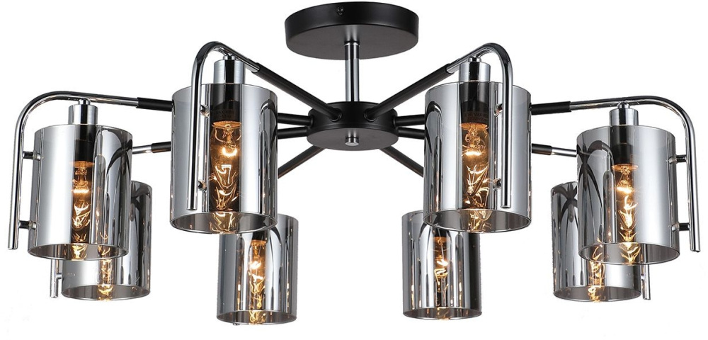 Потолочная люстра на штанге E14*40W Escada 671/8P Chrome_ESC