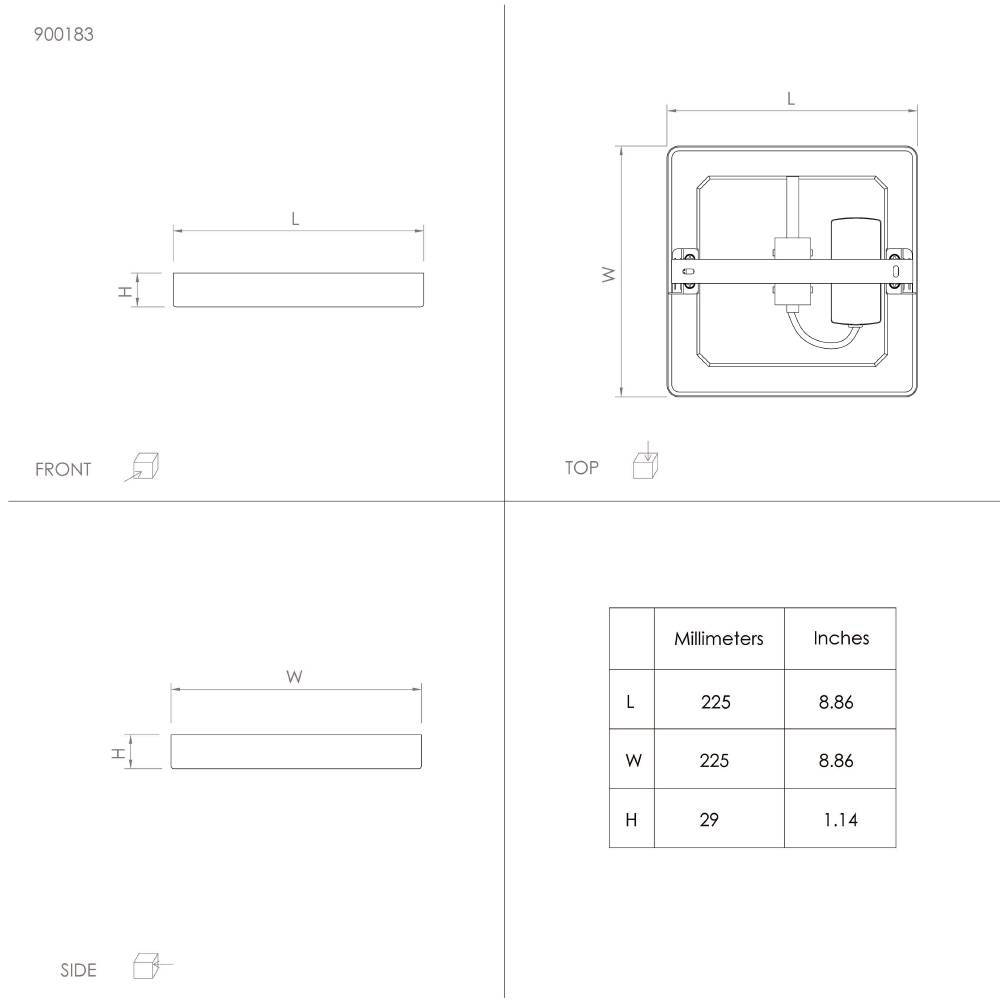 Настенно-потолочный светильник Eglo FUEVA 900183