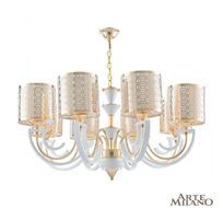 Подвесная люстра Arte Milano Florentina 308857/8 Wh/Gd