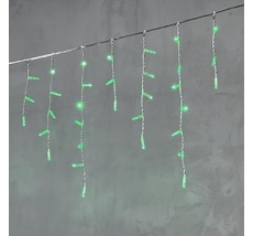 Гирлянда LTC Бахрома с Колпачком 3,1 x 0,5 м Зелёная 220В, 120 LED PIL120CAP-10-2G