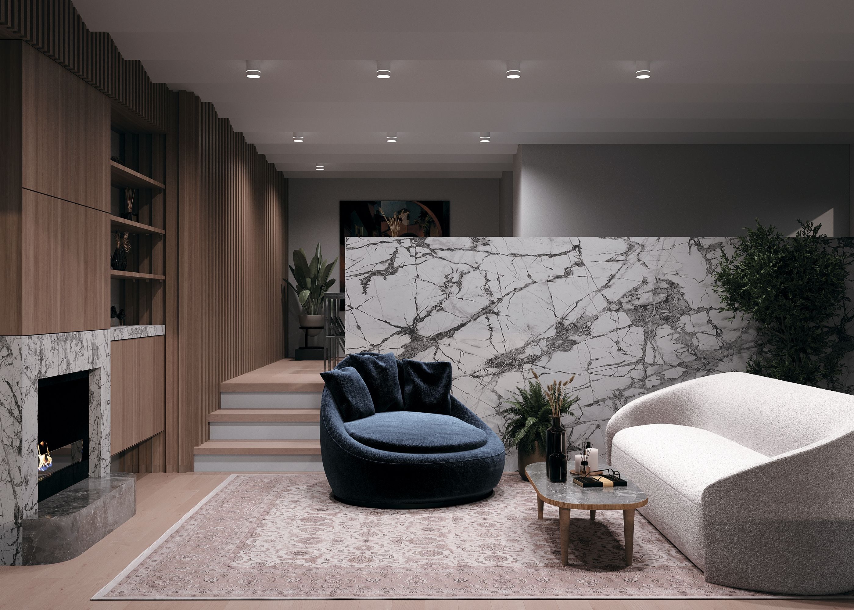 Накладной светильник Maytoni Orlo C085CL-9W4K-W_MY