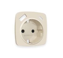 Лицевая панель для электрической розетки с/з со шторками 2USB A+C QUANT Ambrella Volt OMEGA OP3300_AMB