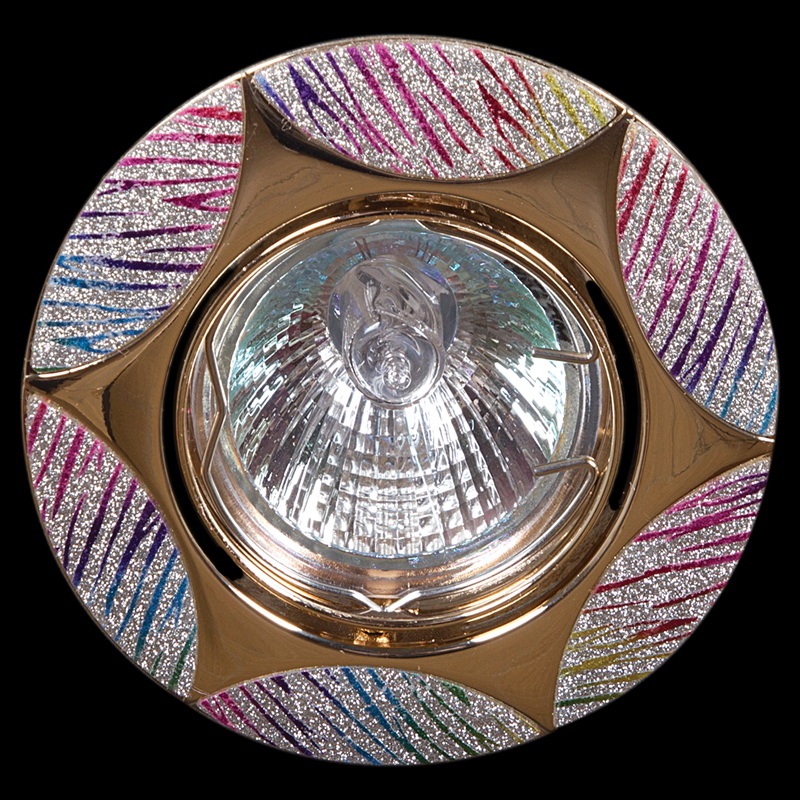 Точечный светильник круглый Sneha 2591/D MR16 GD_SN