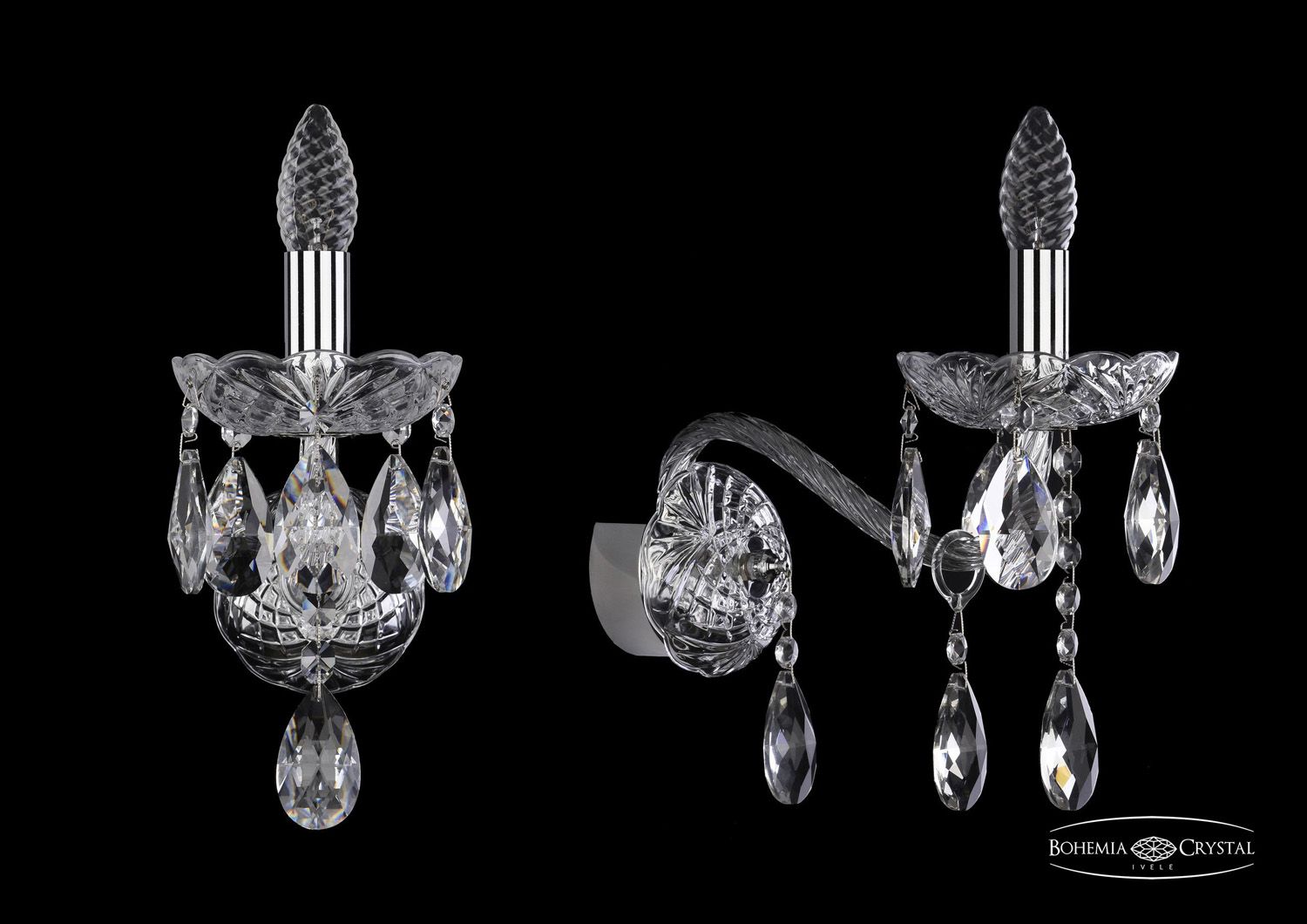 

Бра Bohemia Ivele 1413B/1/200/XL Ni, 1413B/1/200/XL Ni