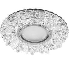 Встраиваемый светильник круглый с подсветкой Feron 28987_FR