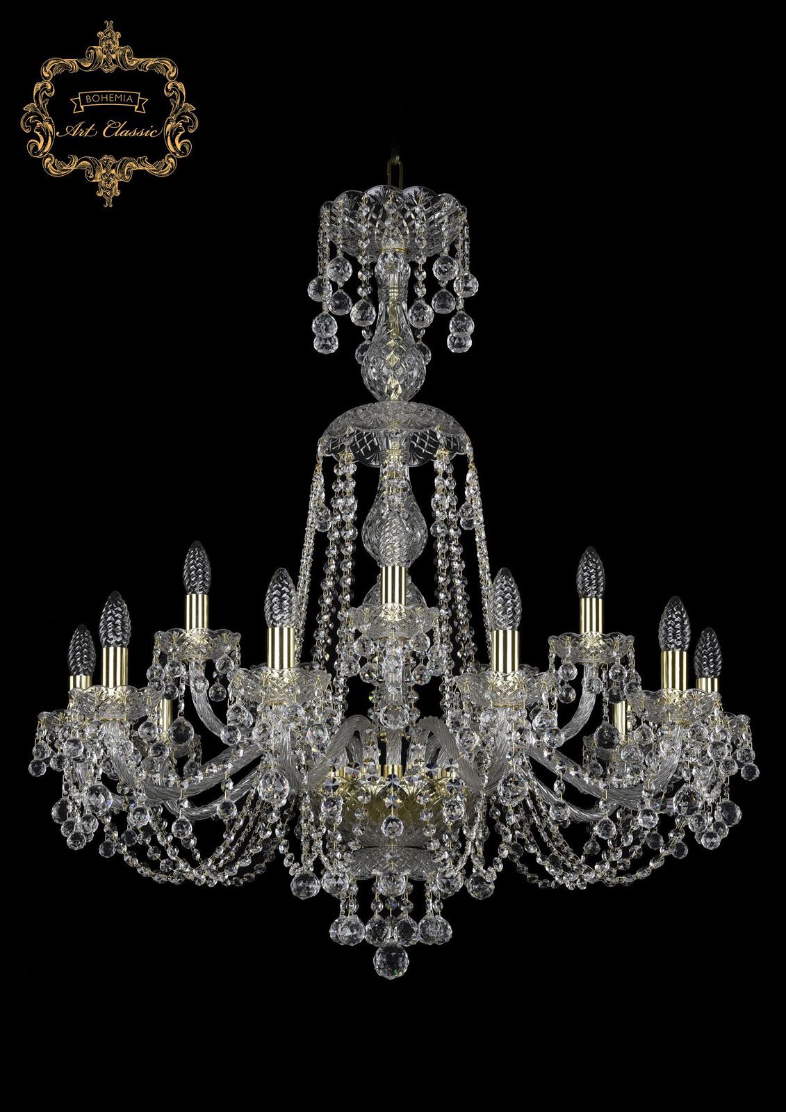 Хрустальная люстра Bohemia Art Classic 11.26.10+5.300.XL-95.Gd.B_BI