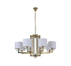 Подвесная люстра Newport 35408+1/C gold без абажуров_NP