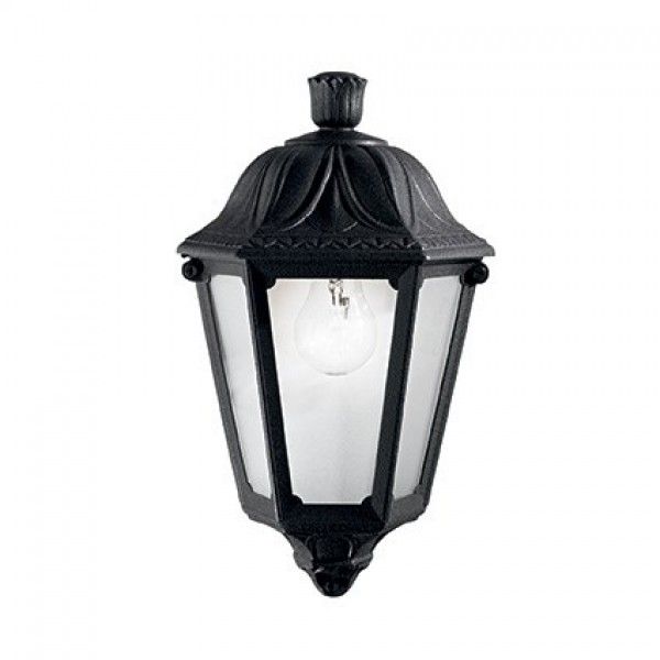 

Настенный уличный светильник Ideallux ANNA AP1 SMALL NERO, ANNA AP1 SMALL NERO