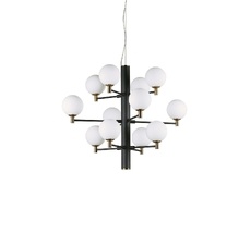 Подвесная люстра Ideallux COPERNICO NERO COPERNICO SP12 NERO_IL