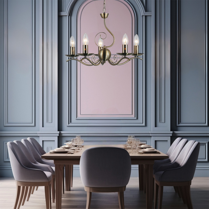 Подвесной светильник Escada 2103/5S Bronze_ESC