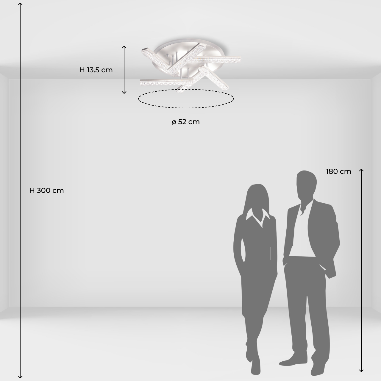 Потолочная люстра De City Оскар 510012106_MW