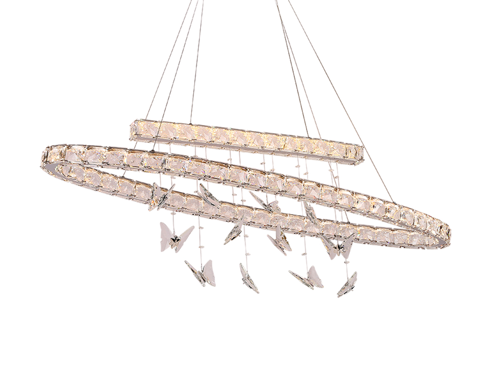 Подвесной светильник Newport 8120/120 oval chrome_NP
