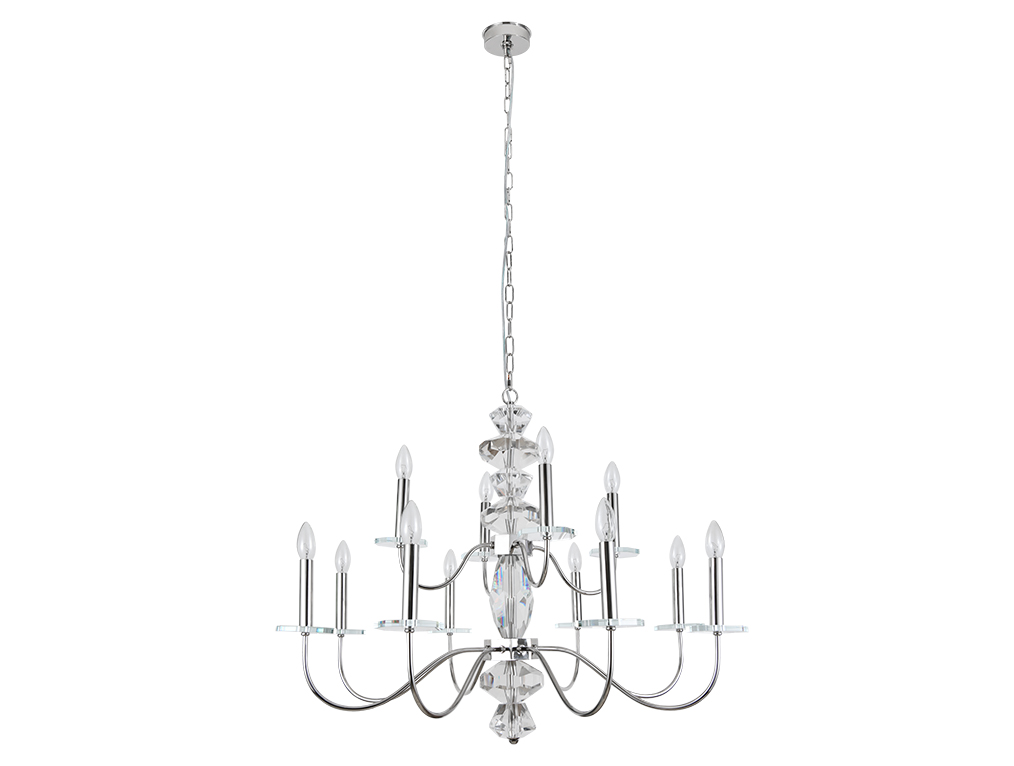 Подвесная люстра Newport VANESSA 3878+4/С nickel_NP
