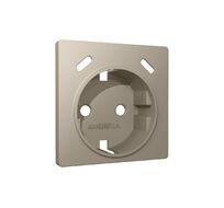 Лицевая панель ALFA для электрической розетки с/з со шторками 2USB C+C QUANT Ambrella Volt AP3705_AMB