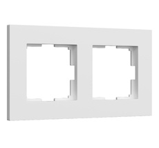 Рамка на 2 поста Slab (белый матовый) Werkel a062795_WR