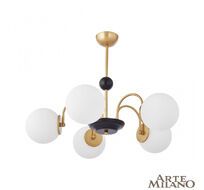 Потолочная люстра Arte Milano Napoli 312066/D700/5 BS/BK