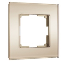 Рамка на 1 пост Senso (шампань, стекло soft-touch) Werkel a064576_WR