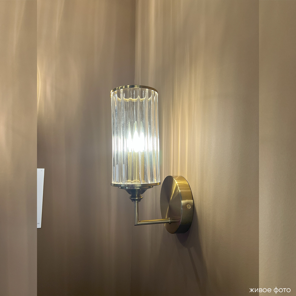 Бра Crystallux GLORIA GLORIA AP1 BRASS_CR