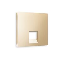 Лицевая панель для компьютерной/телефонной розетки RJ-45/RJ-11 QUANT Ambrella Volt ALFA AP6120_AMB