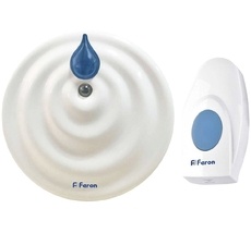 Звонок дверной беспроводной Электрический мелодии с питанием от батареек Feron 23687_FR