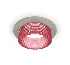 Комплект встраиваемого светильника с композитным хрусталем Techno XC6514042_AMB